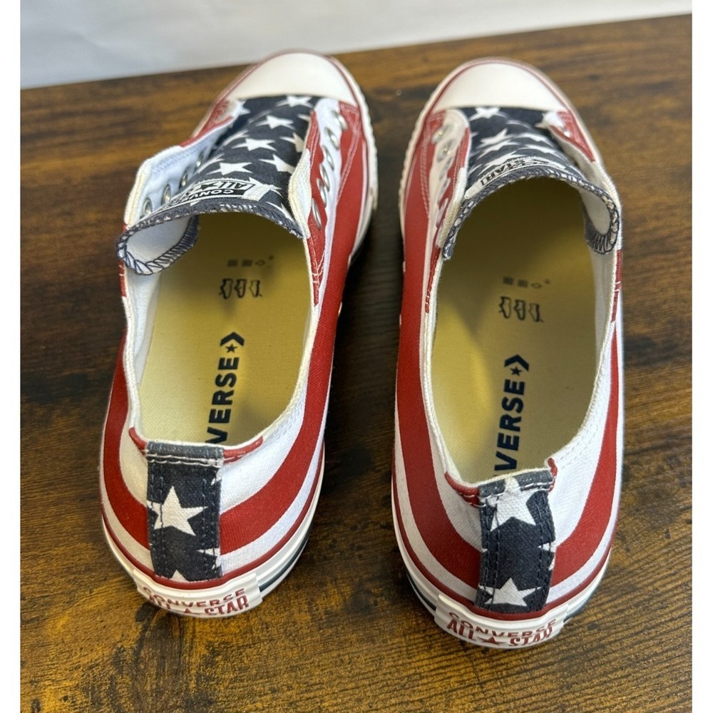 Converse Chuck Taylor All Star Low US American Flag Stars Mens 7.5 W 9.5 - Picture 9 of 11